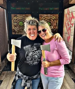 Mobile axe throwing brought to your special event in Jacksonville, Florida.