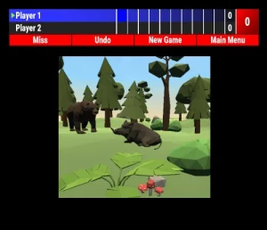 Axcitement axe throwing projected targets and gaming systems.