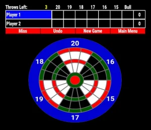 Axcitement axe throwing projected targets and gaming systems.