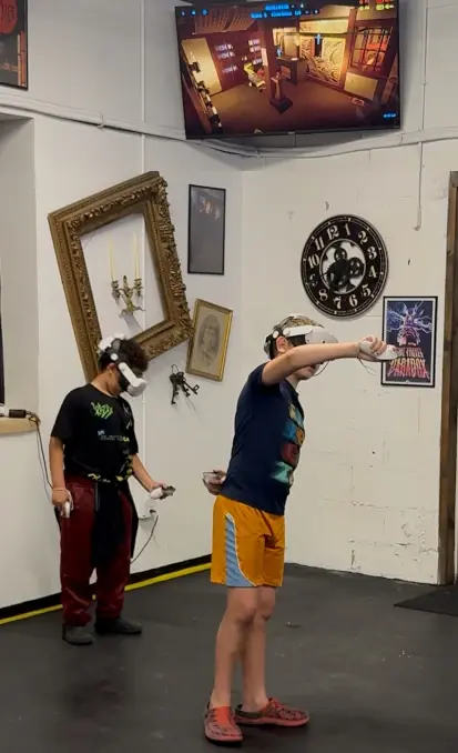 Virtual Reality VR Escape room at the premier family entertainment venue in Callahan, Florida.